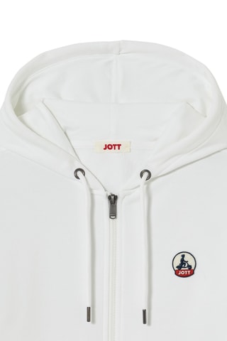 Sweat à capuche en coton biologique Oaxaca 2.0 - Blanc