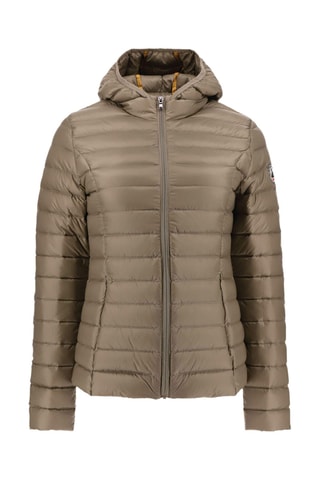 Doudoune légère à capuche Cloe - Beige foncé