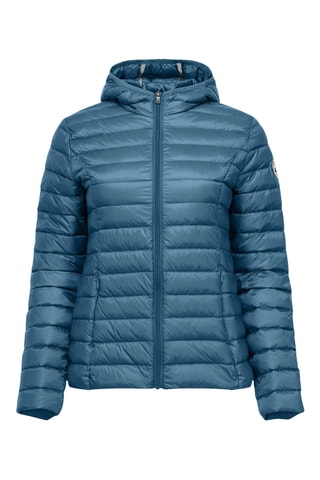 Doudoune légère à capuche Cloe - Denim clair