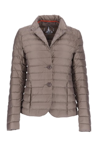 Doudoune légère blazer Isa - Taupe