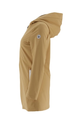 Veste longue coupe-vent stretch Sophia - Taupe