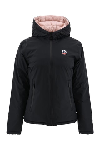 Doudoune réversible Vienne - Noir et rose pâle