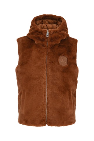 Doudoune sans manches réversible Grand Froid Daria - Caramel