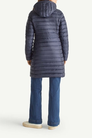 Doudoune longue à capuche Vero 2.0 - Bleu marine