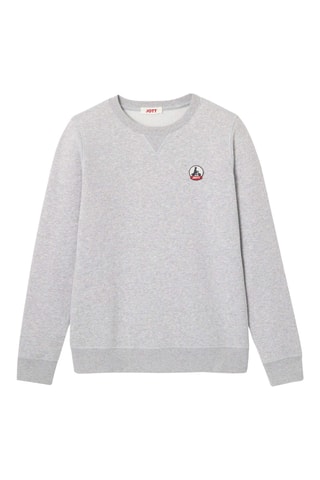 Sweat en coton biologique Elvas - Gris chiné