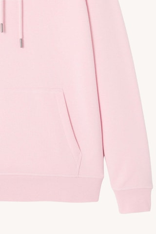 Sweat à capuche en coton biologique Livia - Rose pêche