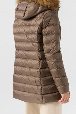 Doudoune mi-longue Grand Froid Perle - Taupe