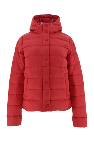 Doudoune droite à capuche Jane - Rouge