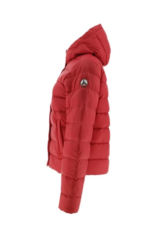 Doudoune droite à capuche Jane - Rouge
