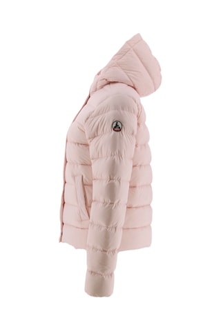 Doudoune droite à capuche Jane - Rose doux
