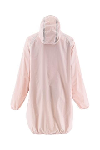 Veste longue à capuche Copenhagen - Rose doux