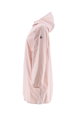 Veste longue à capuche Copenhagen - Rose doux
