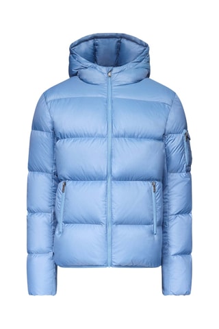 Doudoune à capuche Grand Froid Java - Bleu délavé