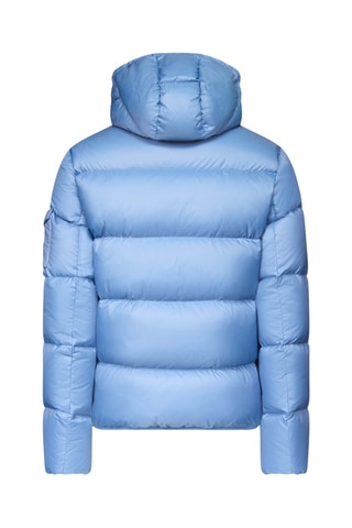 Doudoune à capuche Grand Froid Java - Bleu délavé