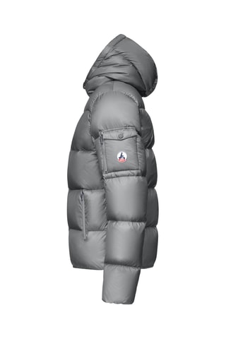 Doudoune à capuche Grand Froid Java - Gris laine