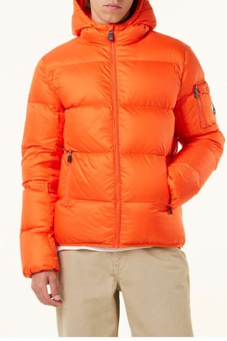 Doudoune à capuche Grand Froid Java - Orange foncé