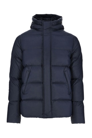 Doudoune courte à capuche Prestige 2.0 - Bleu marine