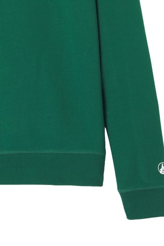 Sweat en coton biologique Braga Braga Logo - Vert foncé
