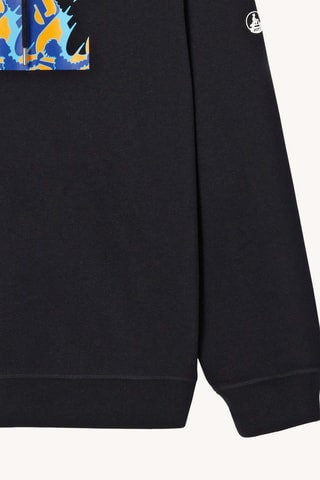 Sweat en coton biologique Bispo Bispo Monogram - Noir