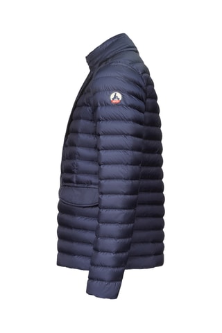 Doudoune blazer à plastron Jean - Bleu marine