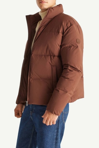 Doudoune Grand Froid esprit 'Puffer' Bengale - Chocolat noir