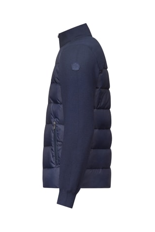 Doudoune en mailles Fargo - Bleu marine
