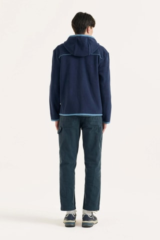 Veste hybride en polaire Greg - Bleu marine