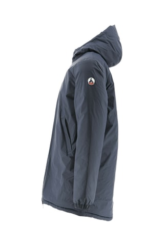 Doudoune longue réversible à capuche Amsterdam - Bleu marine