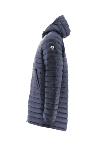 Doudoune longue réversible à capuche Amsterdam - Bleu marine
