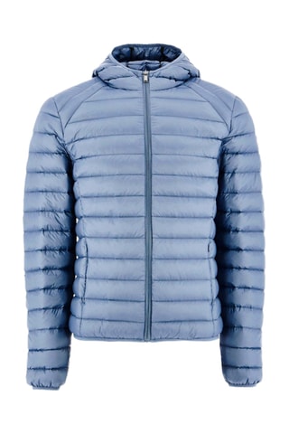 Doudoune légère à capuche Nico - Bleu délavé