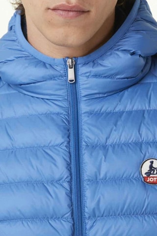 Doudoune à capuche sans manches Pat - Denim clair