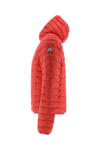 Doudoune légère à capuche Nico - Rouge feu