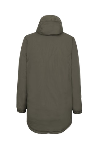 Doudoune longue réversible à capuche Amsterdam 2.0 - Army et beige