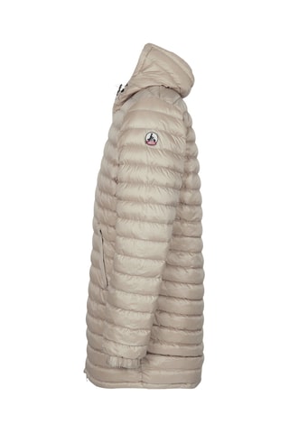Doudoune longue réversible à capuche Amsterdam 2.0 - Army et beige