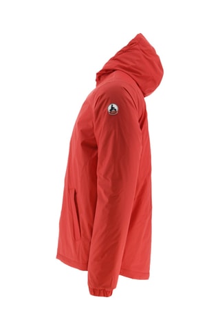Doudoune Ultralight réversible à capuche Vigo - Rouge feu et denim foncé