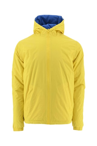 Doudoune Ultralight réversible à capuche Vigo - Rouge feu et denim foncé