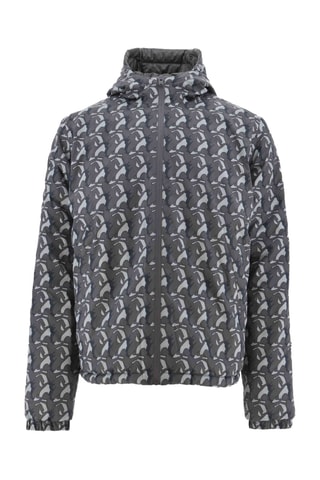 Doudoune réversible à capuche Bergen Monogram - Anthracite