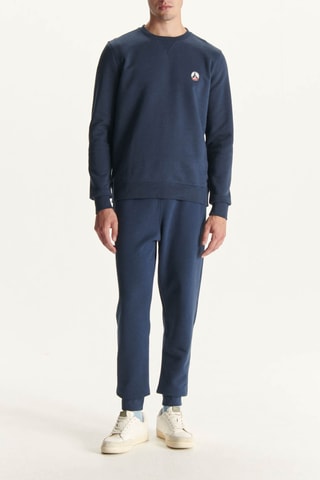 Sweat en coton biologique Braga - Bleu marine