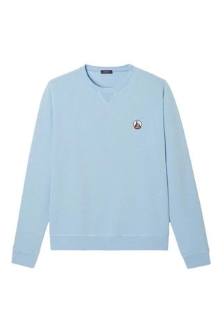 Sweat en coton biologique Braga - Bleu doux