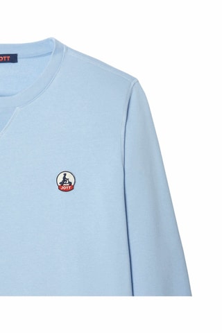 Sweat en coton biologique Braga - Bleu doux