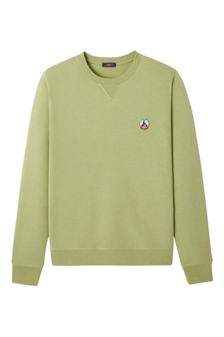 Sweat en coton biologique Braga - Vert lichen