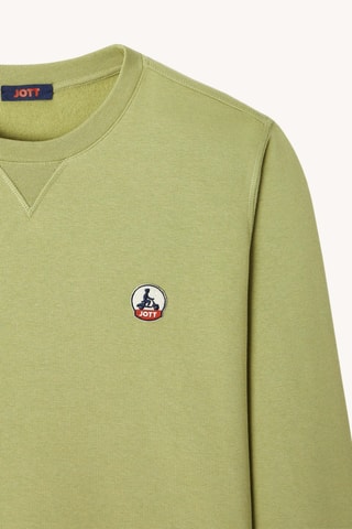 Sweat en coton biologique Braga - Vert lichen