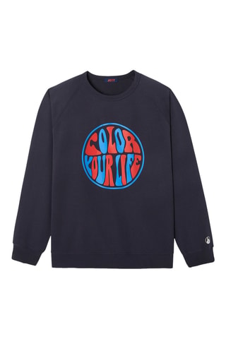 Sweat en coton biologique Camino - Bleu marine