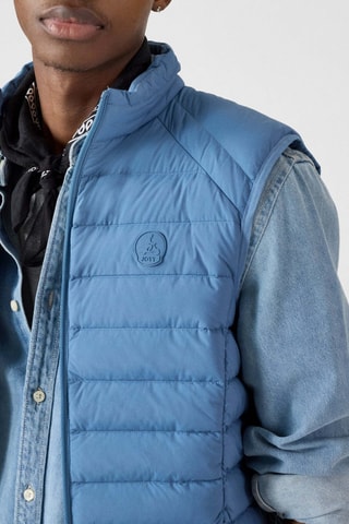 Doudoune sans manches stretch Arafo - Bleu délavé