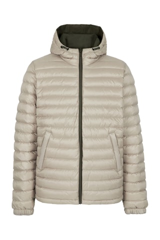 Doudoune réversible à capuche Bergen 2.0 - Army et beige