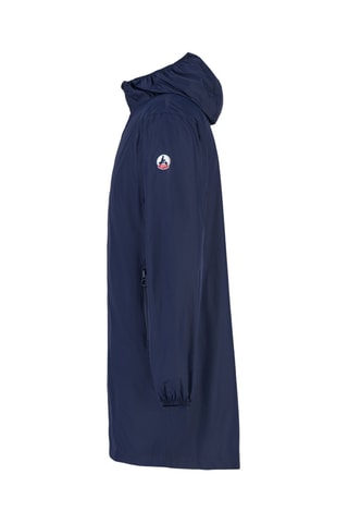 Imperméable long à capuche Oban - Bleu marine
