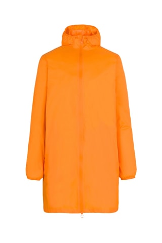 Imperméable long à capuche Oban - Mandarine