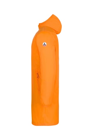 Imperméable long à capuche Oban - Mandarine