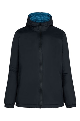 Doudoune ultralégère réversibles réversible Chicago 2.0 - Noir et bleu jean