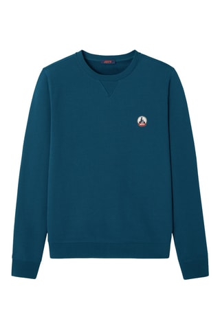 Sweat en coton biologique Braga 2.0 - Bleu métallique
